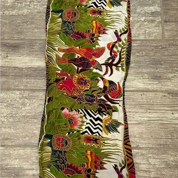 Colorful 48x10” Animal Print Scarf - Picture 2 of 16